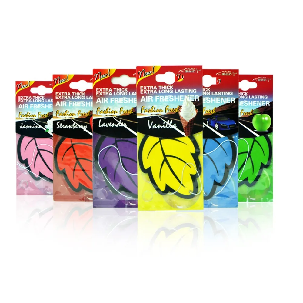 24pcs Auto Shine 6 perfume/fragrance mixed Hanging Paper Car Air Freshener for Car, Home & Boat