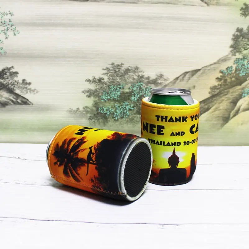 500 шт персонализированные держатели Stubby Stubbie популярный подарок представительского класса пива неопреновая сумка-холодильник держатель для напитков пивной рукав