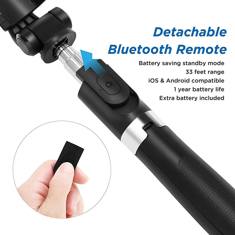 Bluetooth селфи палка для Xiaomi Беспроводной монопод телефона Мини Штатив iPhone