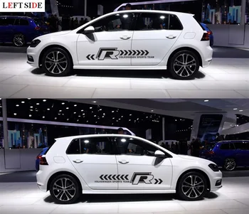 

LEFT SIDE Car Stickers DIY Personalized Door Reload Car Styling Body Styling Exclusive Custom Models Car Decoration Side Skirt