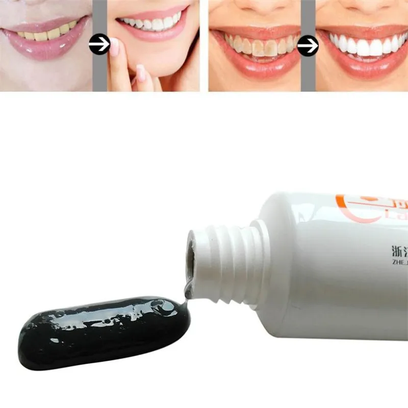 

50g Bamboo Charcoal Black Toothpaste Teeth Whitening Cleaning Hygiene Oral Care Bamboo Charcoal Black Crystal Toothpaste