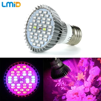 

Lmid Full Spectrum Plant Grow Light Bulb 9W E27 Red Blue UV IR LED Growing Lamp for Hydroponics Indoor Flowers Plants Vegetables