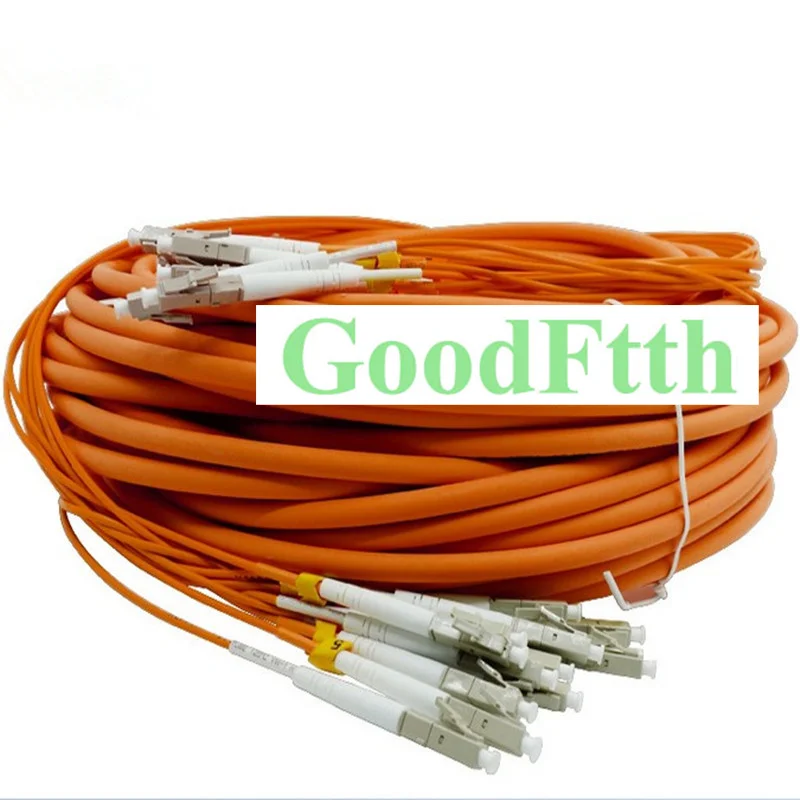 

Fiber Patch Cord Jumper LC-LC Multimode 50/125 OM2 Trunk Breakout 2.0mm 12 Cores GoodFtth 30-100m