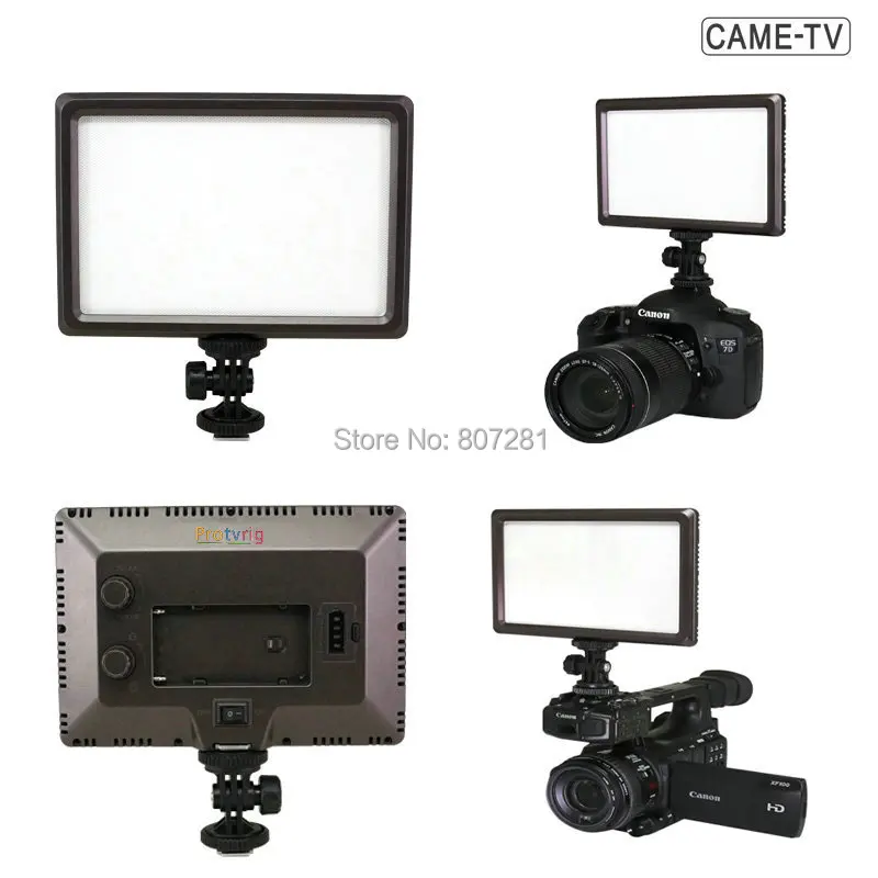

Protvrig Camera & Camcorder Light 3200K-5500K LED Chips Lighting on DSLR DV