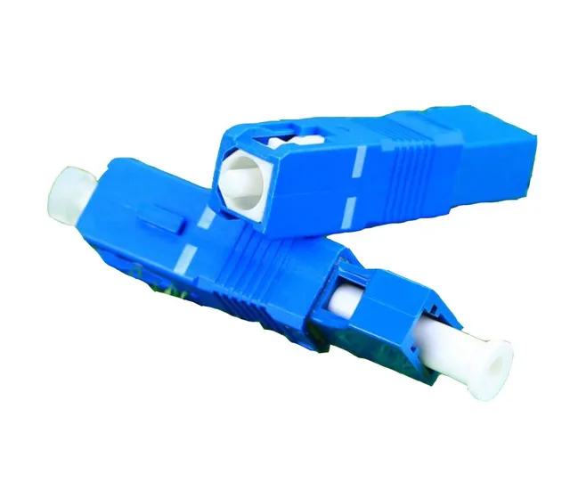 LC Female to SC Male Fiber Optic Adapter LC-SC Singlemode Connectors Electronics Fiber Optic Model Number: SC-LC