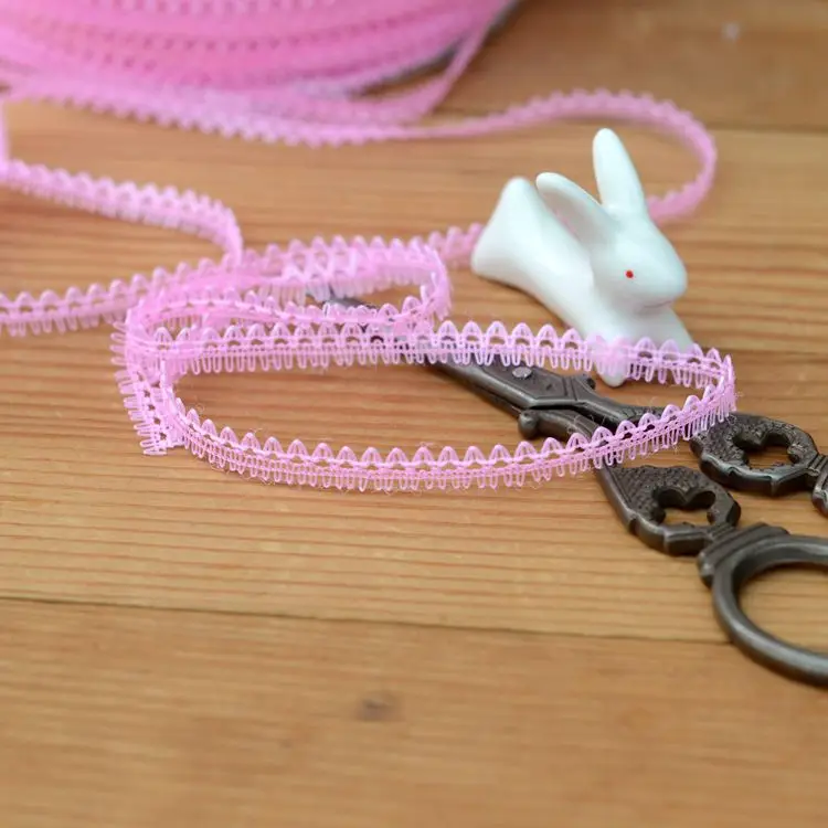

hot sale Baby dress lace Pink nylon dog lace width 0.6 cm h0602