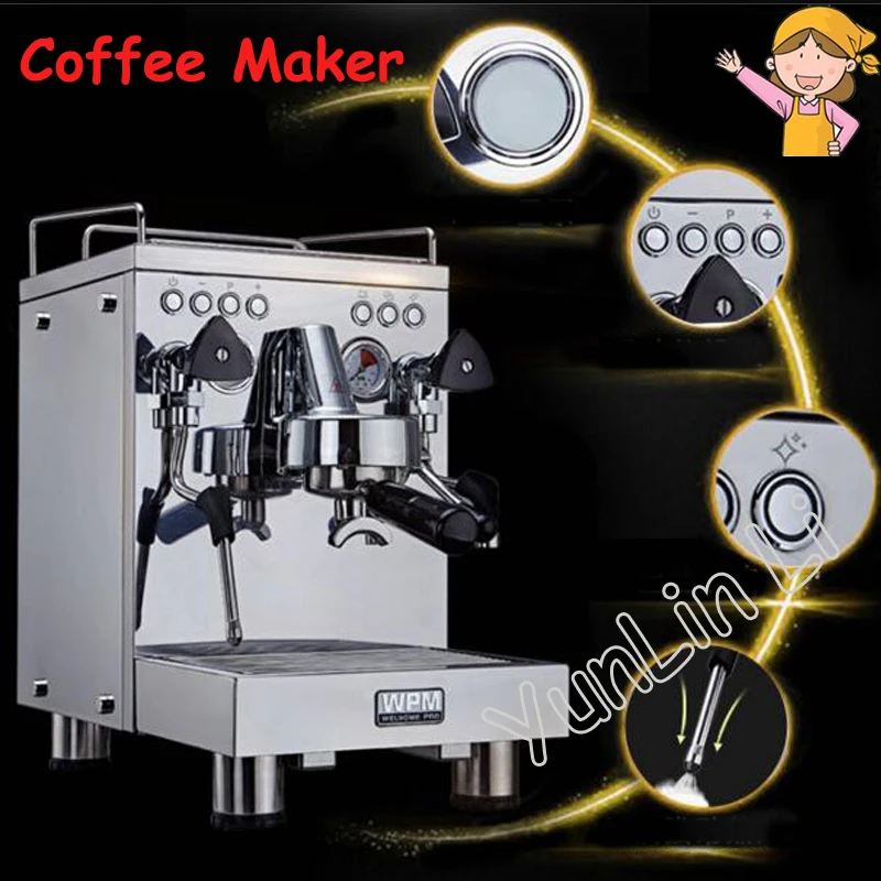 Professional Semi-Automatic Coffee Maker Commercial Espresso Coffee Machine Household Coffee Maker Latte Cappuccino Mocha KD-310