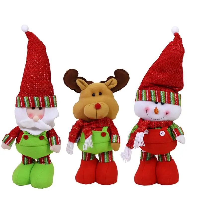 Рождество кулон эластичный Navidad игрушки куклы Xmas орнаментом дома Украшение стола аксессуары вечерние Фестиваль пользу