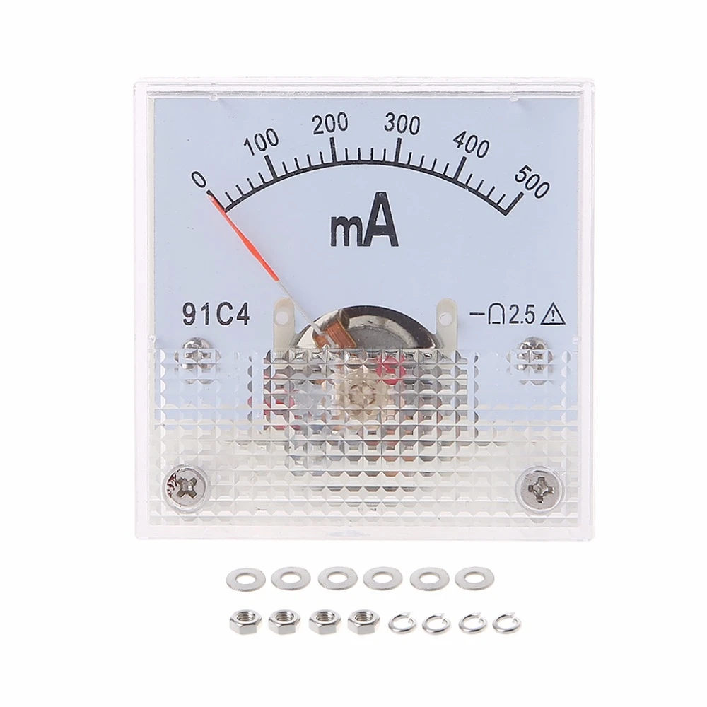 91C4 класс 2,5 Точность DC 100uA 20mA 30mA 500mA 0-1A 2A 3A 5A 10A 15A 20A 30A амперметр переменного тока аналоговые Панель Амперметр A02 19; Прямая поставка