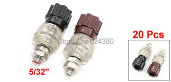 

20 PCS / Lots x 5/32" Thread Rod Amplifier Terminal Binding Post for 4mm Female Banana Plug Test Connector