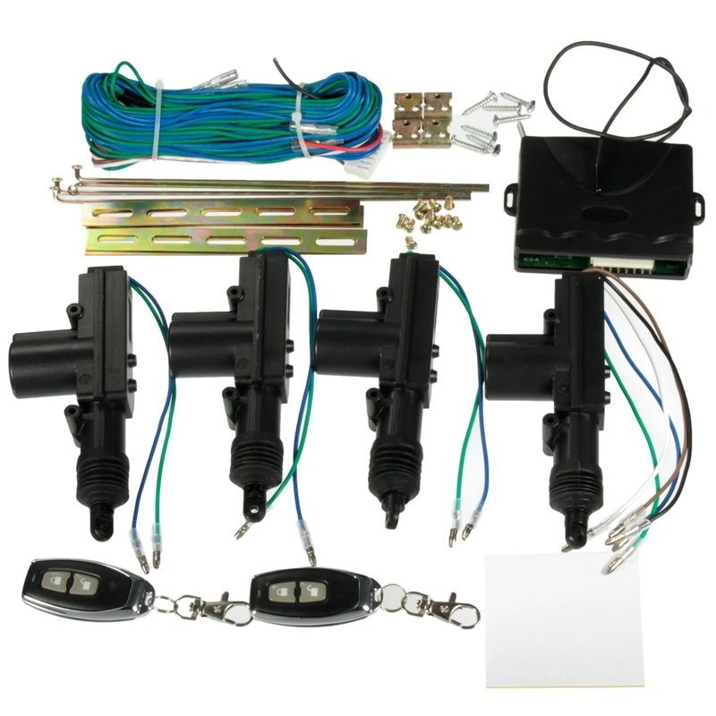 

2/4 Door Car Remote Control Central Lock Keyless Entry System +2 Remote Key Auto Remote Central Kit Door Lock Keyless