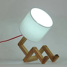 Современный дети Lampara Para леер древесины Paletas Настольная лампа краткие изголовье кровати настольная лампа E27 Lampara Led Lectura 110 V 220 V