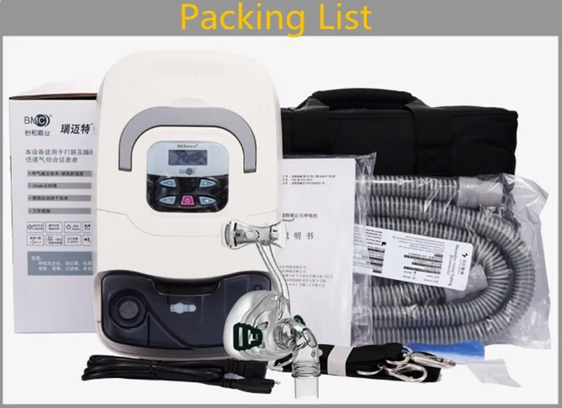 Doctoddd GI CPAP Portable CPAP Respirator for Anti Snoring Sleep Apnea OSAHS OSAS W Nasal Mask Headgear Tube Bag User Manual (16)