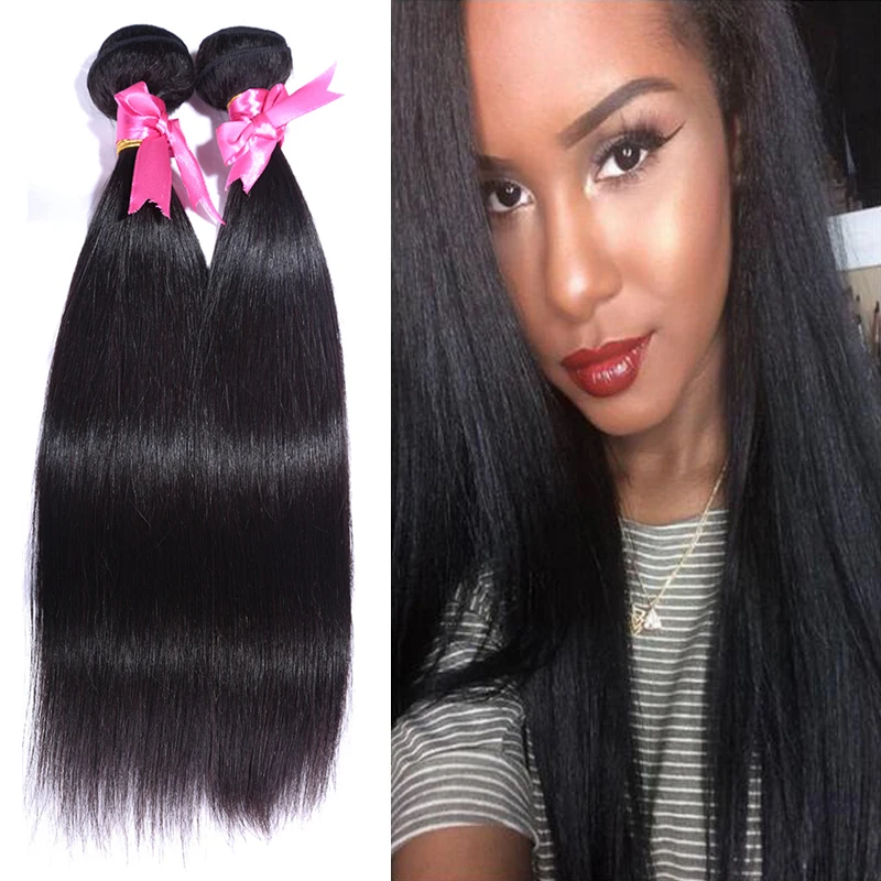 Cheap Weave Online Human Hair Extensions Straight Brazilian Wet