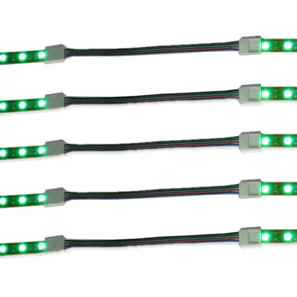 10-pcs-4pin-RGB-Connector-3PCB-Adapter-10mm-D-15CM-Cable-For-5050-RGB-LED-Strip