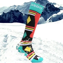 GsouSnow, мужские, женские зимние лыжные чулки, теплые носки, для спорта на открытом воздухе, Походов, Кемпинга, походов, сноуборда, катания на лыжах, велоспорта, носки MI011