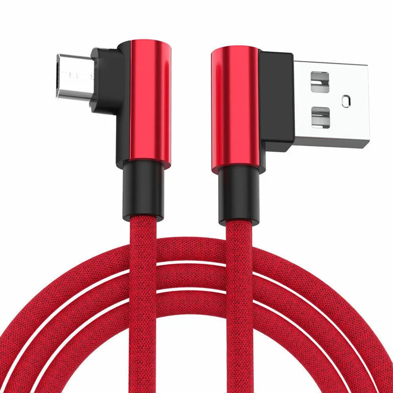 Кабель 2 м под прямым углом usb type C зарядный кабель Быстрая зарядка 90 градусов type-C