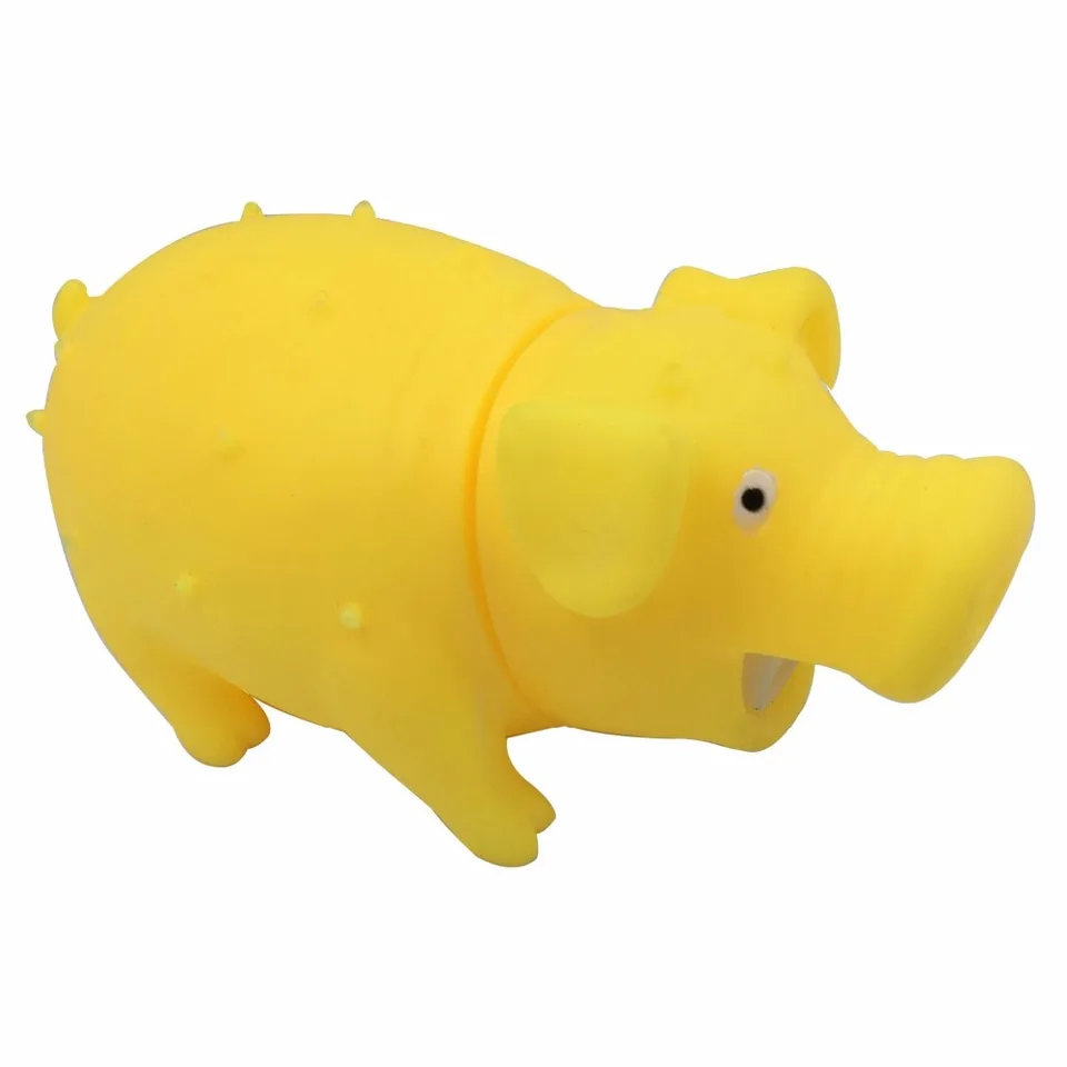 yellow pig toy