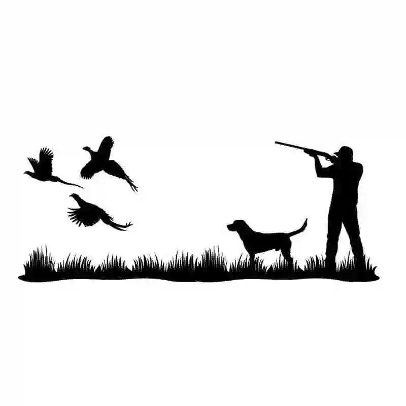 Bird dog hunting dog gun dog awesome car vinyl decal