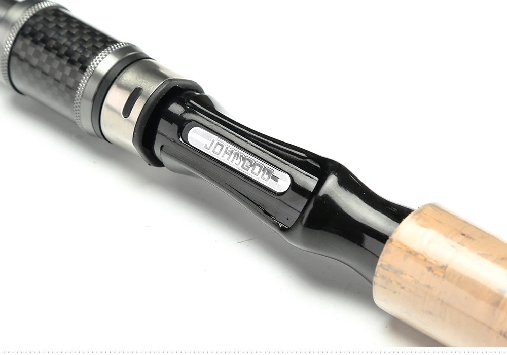 Vara de Isca de Carbono Haste de Fibra Johncoo 4 Seções Fundição Fiação m Power Travel Vara Telescópica Pesca Pólo 2.1mm 2.4m 2.7m 3.0m 7 High Quality Esporte e Lazer