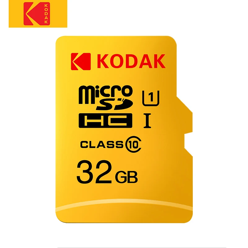 Kodak высокая скорость 16 ГБ 32 ГБ 64 ГБ 128 Гб карта TF/Micro sd карта памяти класс 10 U1 флэш-карта памяти mecard Micro sd kart - Емкость: 32GB U1