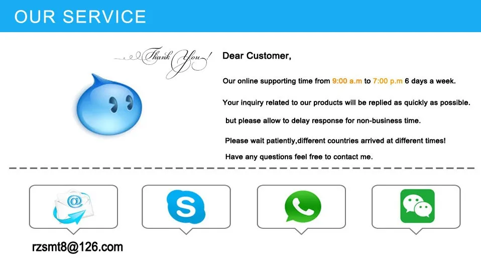 OUR SERVICE 6 629