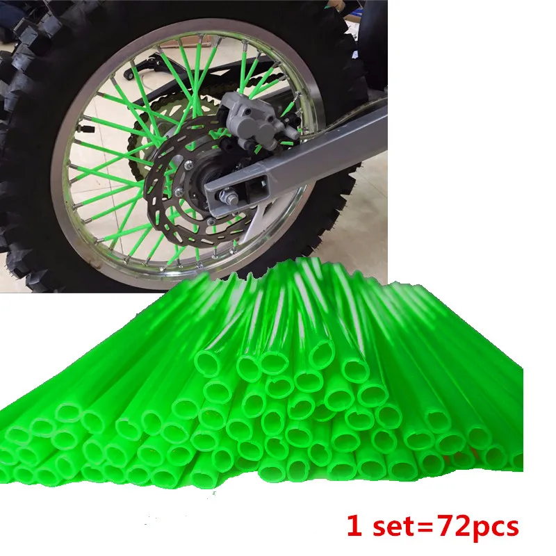 For KTM Kawasaki Motocross SPOKE SKINS Wheel RIM SPOKE SHROUDS COVERS