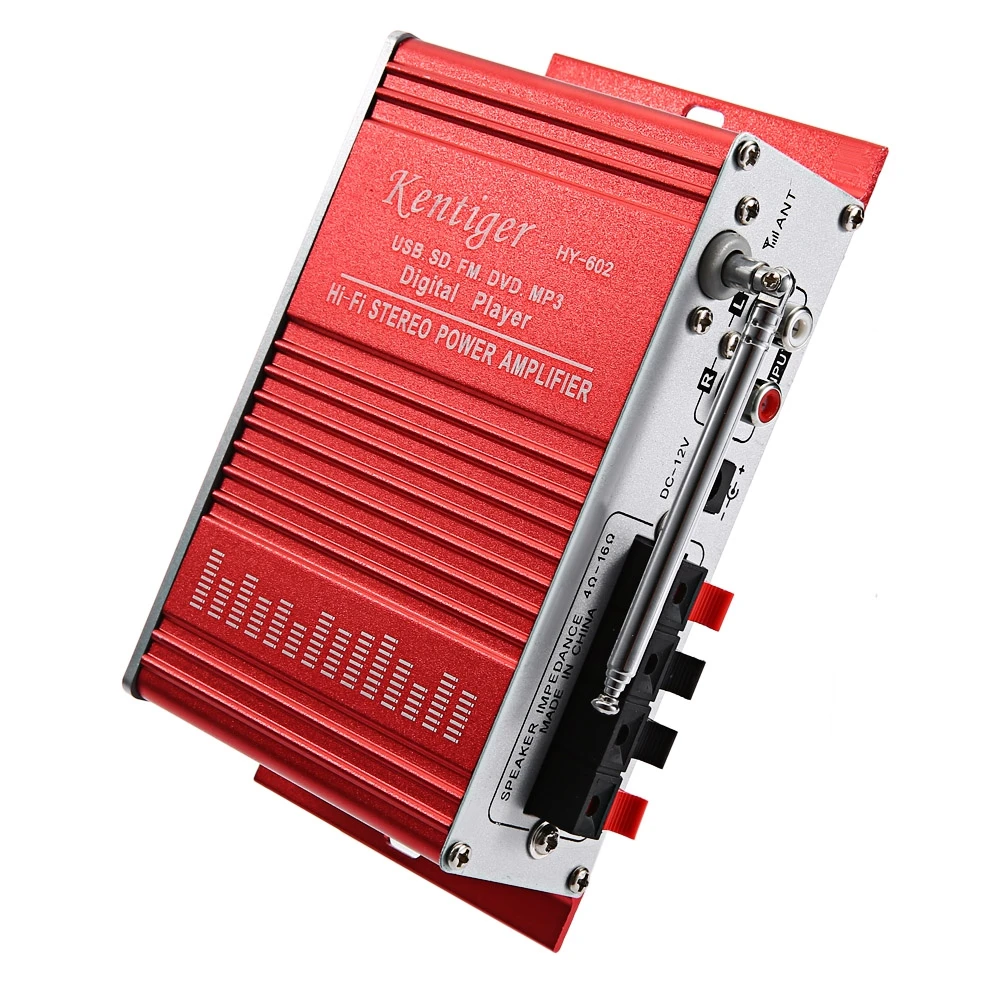 Оригинал HY 602 603 400 Усилитель Kentiger Спикер HiFi Стерео Цифровой с FM ИК Управления MP3