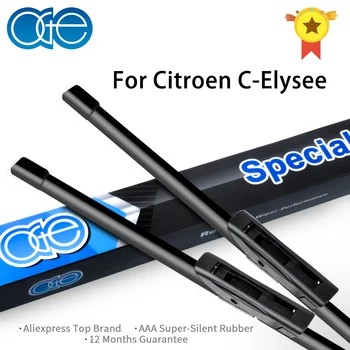 

Oge Wiper Blades For Citroen C-Elysee 2012-2017 Windscreen Windshield Natural Rubber Car Accessories