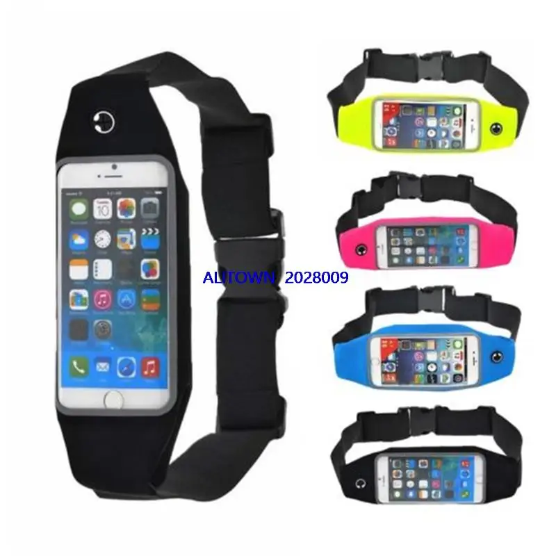 500pcs running sports waist pocket case bags for samsung j1 j2 j3 j5 j7 j1 ace Hip pouch pack for the phone below 5.1 inches