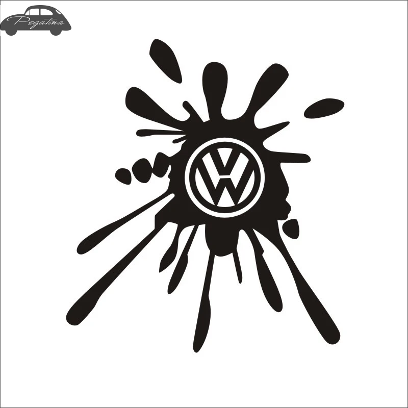 Автомобиль VW гоночный магазин услуги стикер внедорожник автомобиль наклейка плакаты Виниловые стены Декор Настенная Наклейка