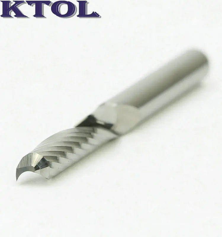 Single Flute End Mill Cutter Milling Tools CNC Router Bits for Wood Set_1