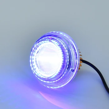 

Motorcycle led Headlamps bulb moto 24v 15W Chip Round Angel eyes auxiliary lights Motorbike headlights fog lamp Spotlights