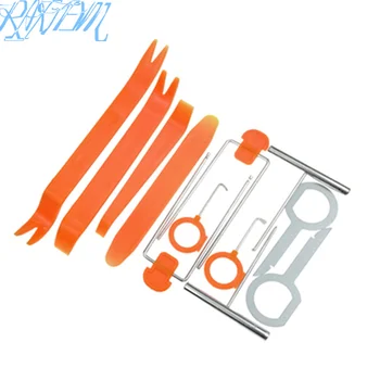 

12 pcs/Set Auto Pry Open Tool Kit Car Radio Door Clip Panel Kit For Mitsubishi Asx Outlander Lancer EX Pajero Evolution Eclipse