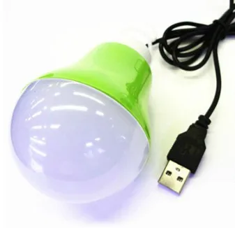 

DC 5V 5W Portable LED Bulb USB Light Reading Lamp White Light USB Power 1PCS/LOT