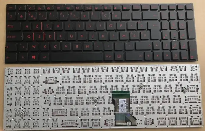 Новая клавиатура для ASUS UX52 UX52A N541 N541L N541LA Q501 Q501L Q501LA UX52VS арабский/Греческий/Бельгия/Пособия по немецкому языку /Болгарский/Французский макет