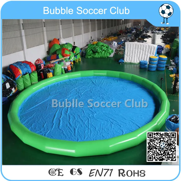 

10m Dia Round Giant Inflatable Pool for Water Game/Water Ball Inflatable Circle Swimming Pool , Plastic Swimming Pool