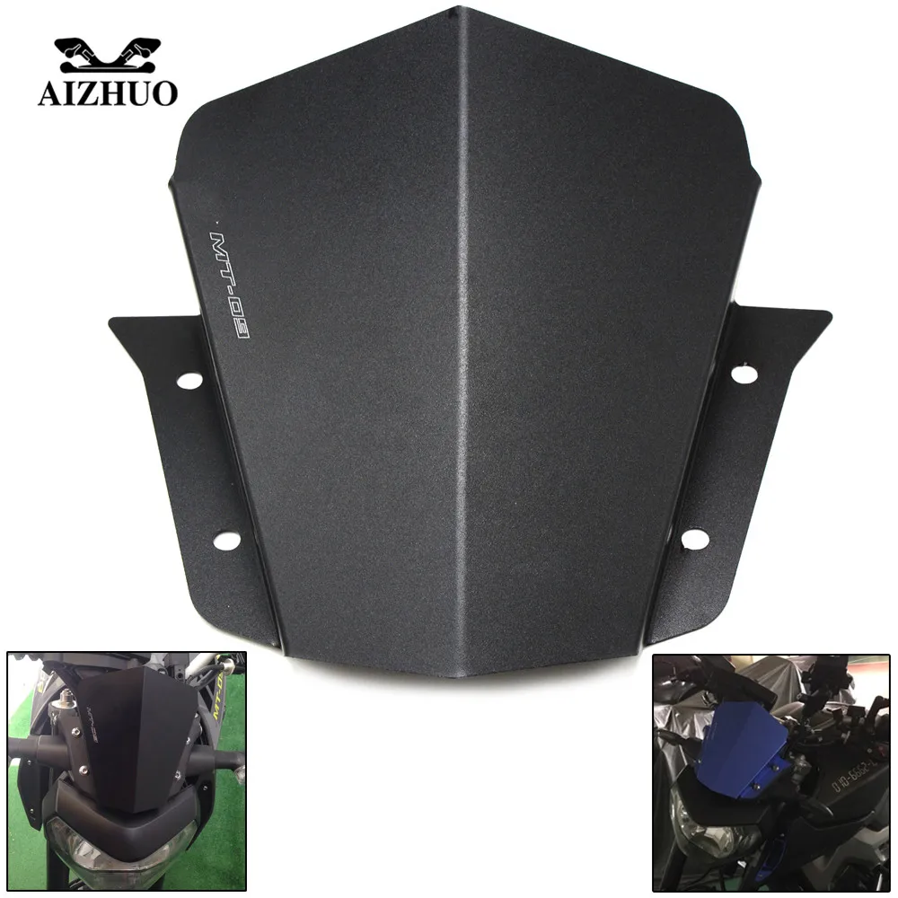 Для Yamaha MT 09 MT09 FZ09 FZ лобовое стекло мотоцикла CNC алюминиевый ветровое