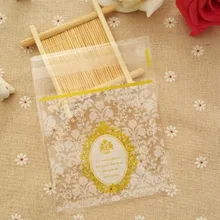 7*7+ 3 см для упаковки печенья барокко классические кружевные self-клейкий пластиковый пакет закуски посылка дрожжи 100 шт./лот