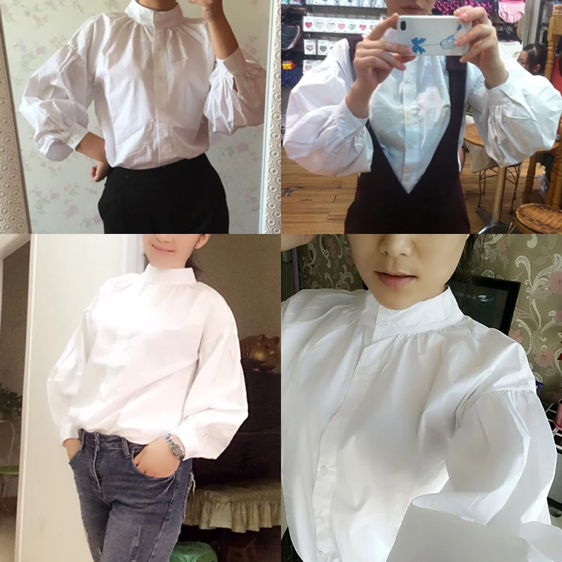 white big sleeve blouse