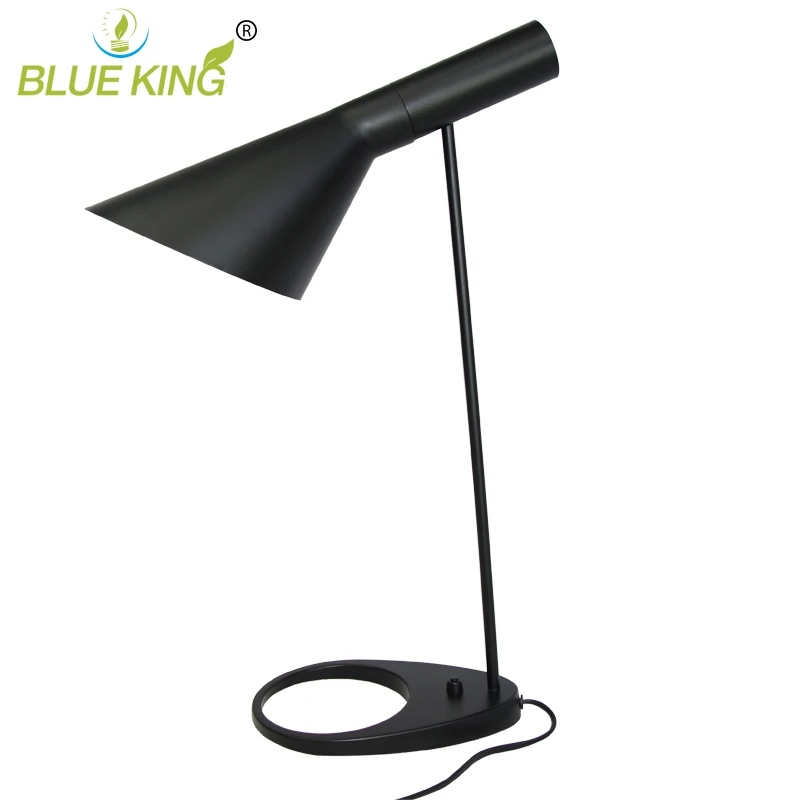 

Modern Iron Black Table Light Vingate Reading Table lamp Eye-protection Office Study Desk Light E27 LED bulb Desk Lamp