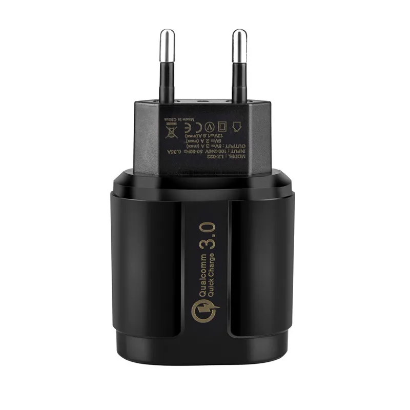 Quick Charge 3 0 USB зарядное устройство мобильный телефон 1 порт EU для iPhone Xs Max Samsung Huawei P20