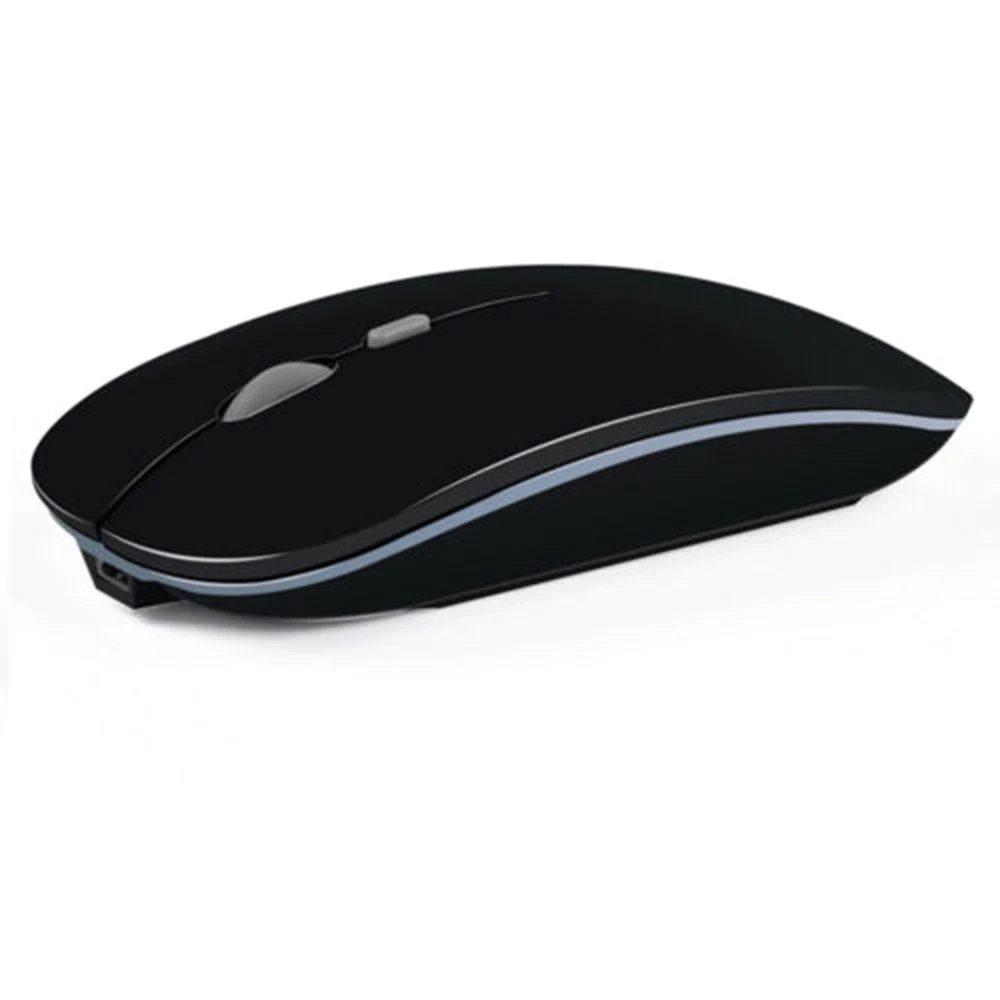 

New 2.4GHz Rechargeable Wireless Mouse Silent Button Ultra Thin USB Optical Mice