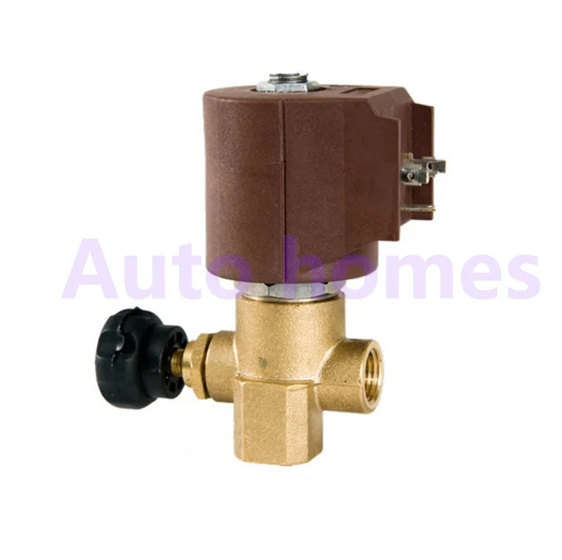 

Normally close Brass high temperature steam solenoid valve VITON G1/4"110/220VAC adjustable Ironing Boiler Solenoid Valve