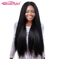 360 Lace Frontal Wig Remy Hair Pre Plucked With Baby Hair Malaysian Straight Wig 360 Lace Front Human Hair Wigs Wonder Girl Wig