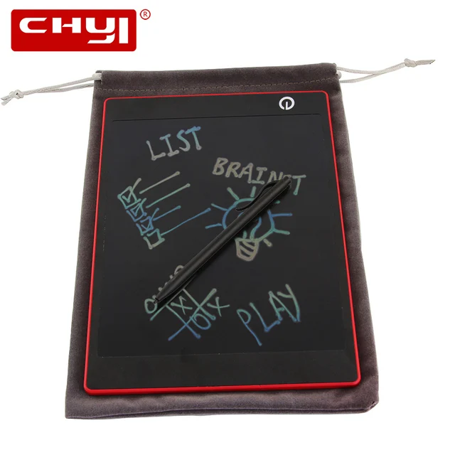 Best Price CHYI Colorful 9.7 Inch Digital Portable LCD Writing Screen Tablet E-Writer Paperless Notepad Drawing Board+Pen+Box+Bag for Draw
