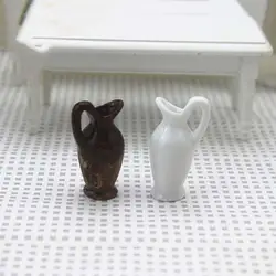 1/12 кукольный домик Миниатюрные аксессуары мини-керамическая ваза моделирование цветочный горшок модель игрушки для украшение для