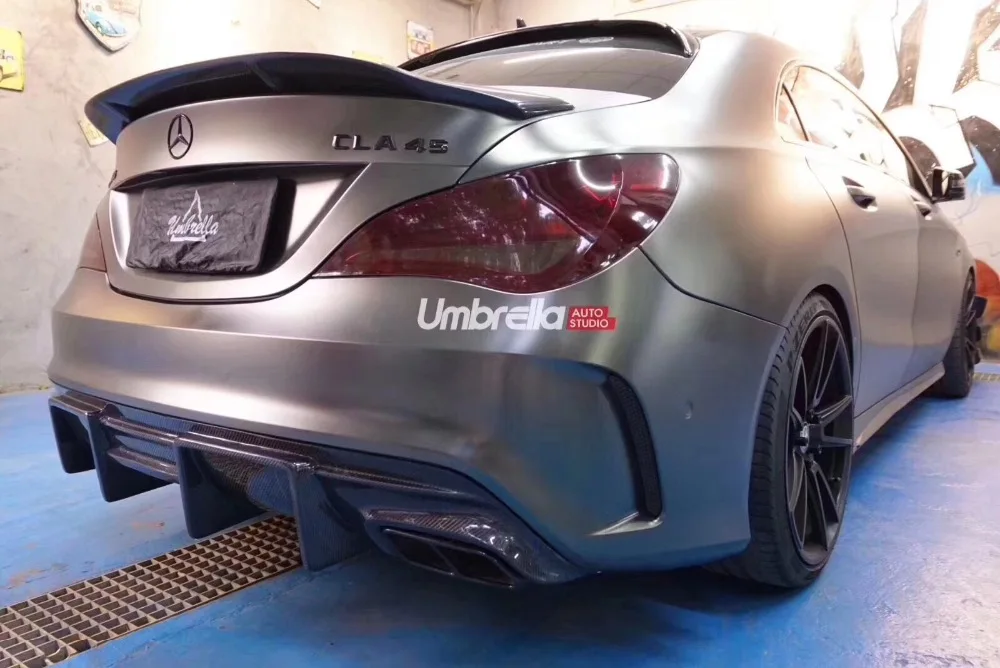 Woobest задний спойлер из углеродного волокна для Mercedes Benz cia w117 amg