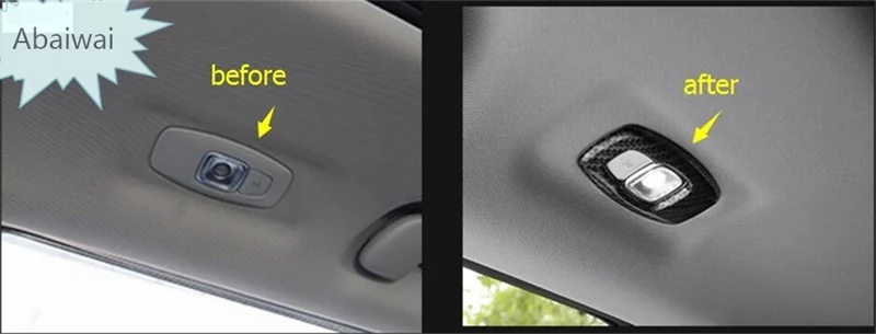 2-Color-For-Choice-Accessories-For-Renault-Kadjar-2016-2017-ABS-Rear-Roof-Reading-Lamp-Light_