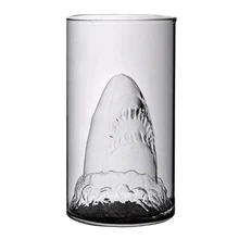 Креативные подарки, двухслойная стеклянная прозрачная стеклянная чашка с изображением акулы